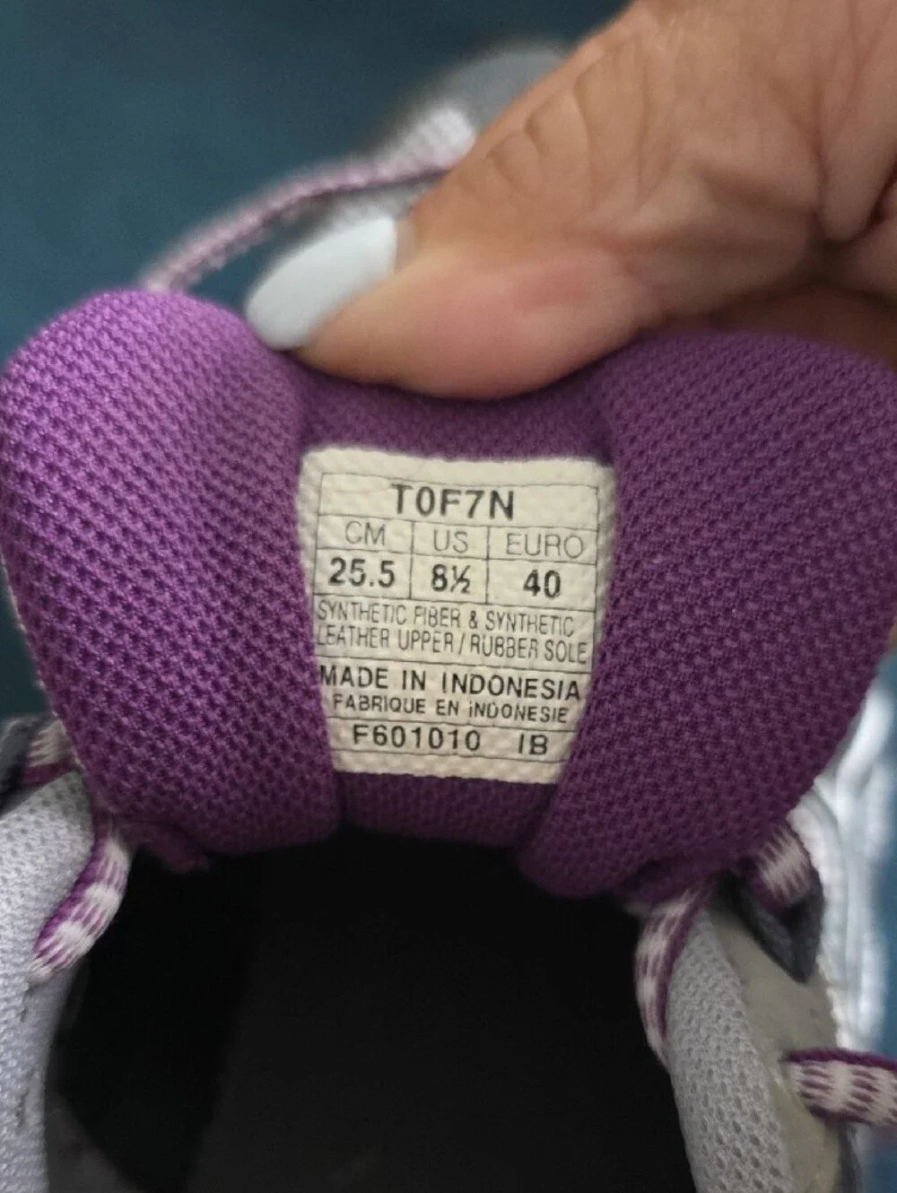 ASICS Gray and Purple Women's Athletic Trainers